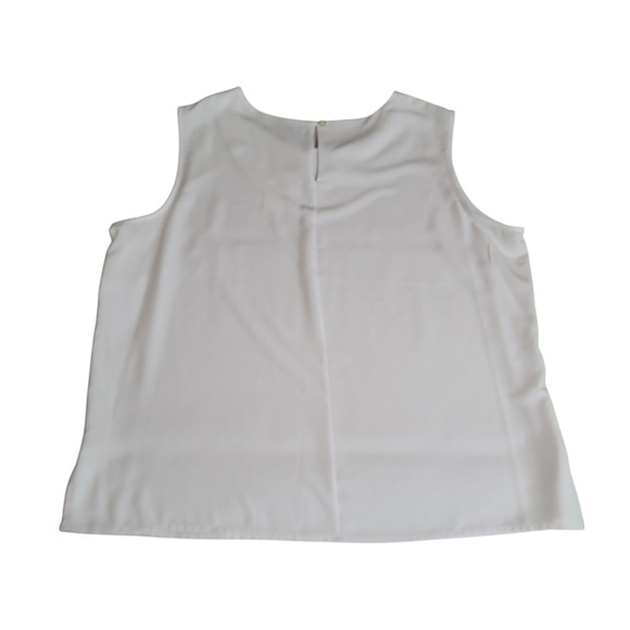 Notations White Blouse Classic Design Size 2X - Picture 3 of 10